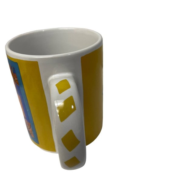 FAT WHITE CALICO CAT Cup Mug Gerrica Connolly Cypress Point Trading Co Ceramic - Picture 3 of 6